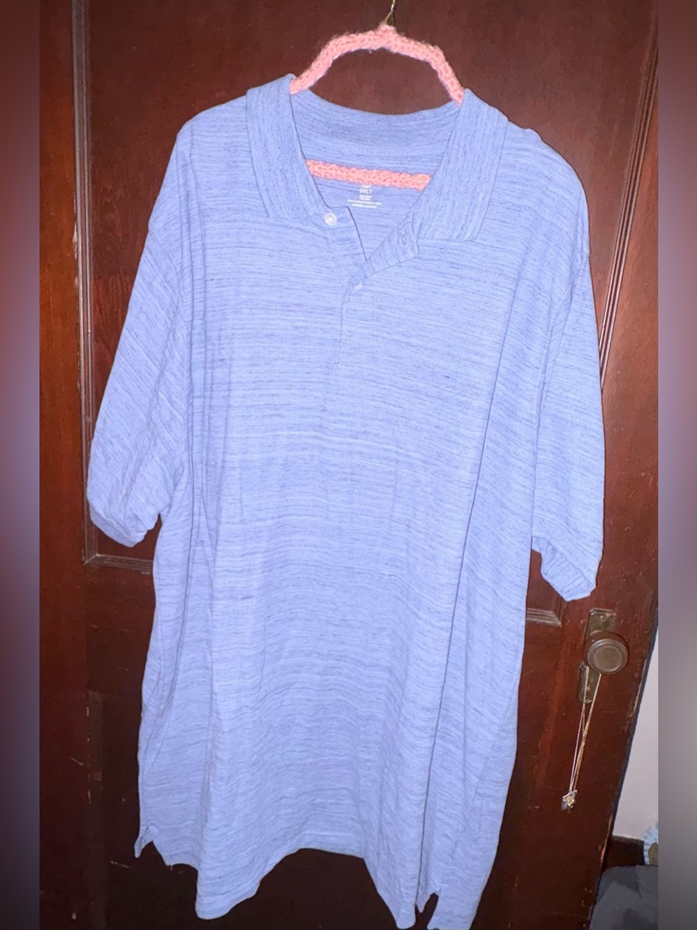 Classic Light Blue Men’s Polo Shirt - Short Sleeve